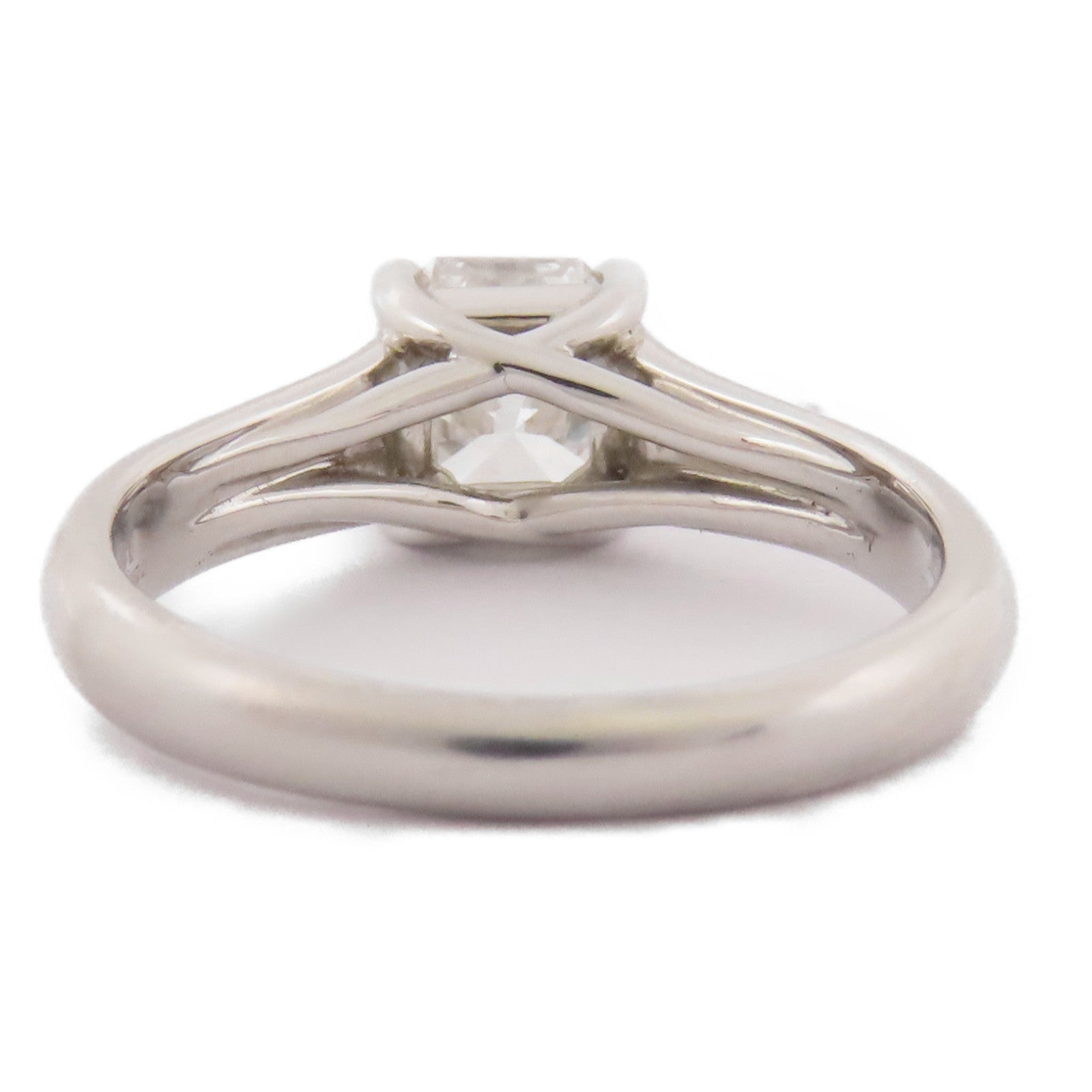 TIFFANY＆CO PT950/鑽石Lucida Solitaire Diamond戒指US#6