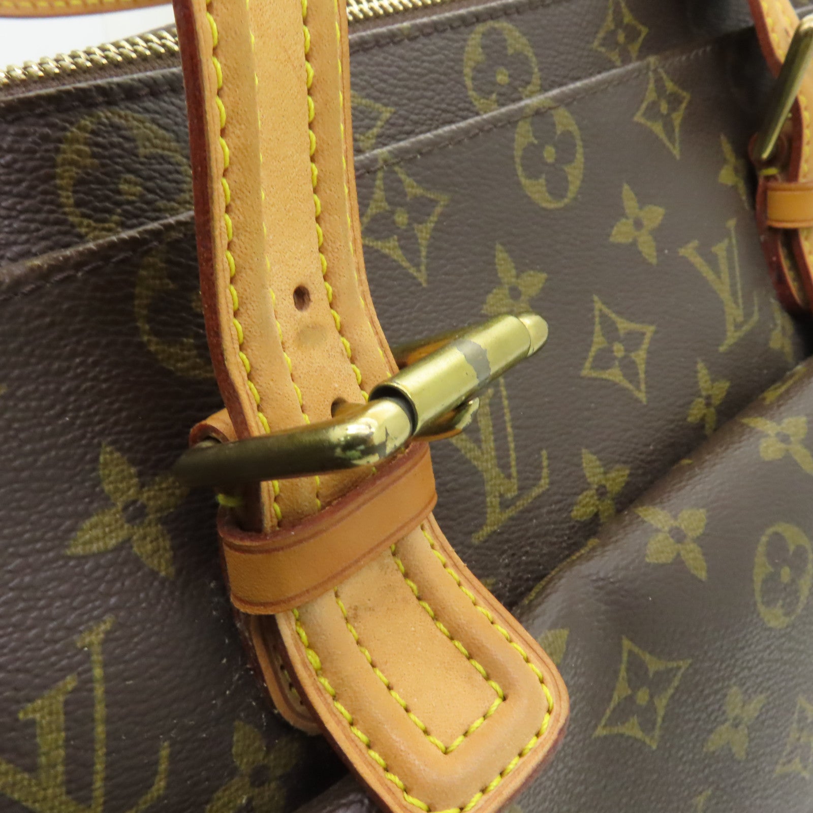 LOUIS VUITTON 【激減優惠】Monogram Multipli-Cite金扣手挽袋啡色