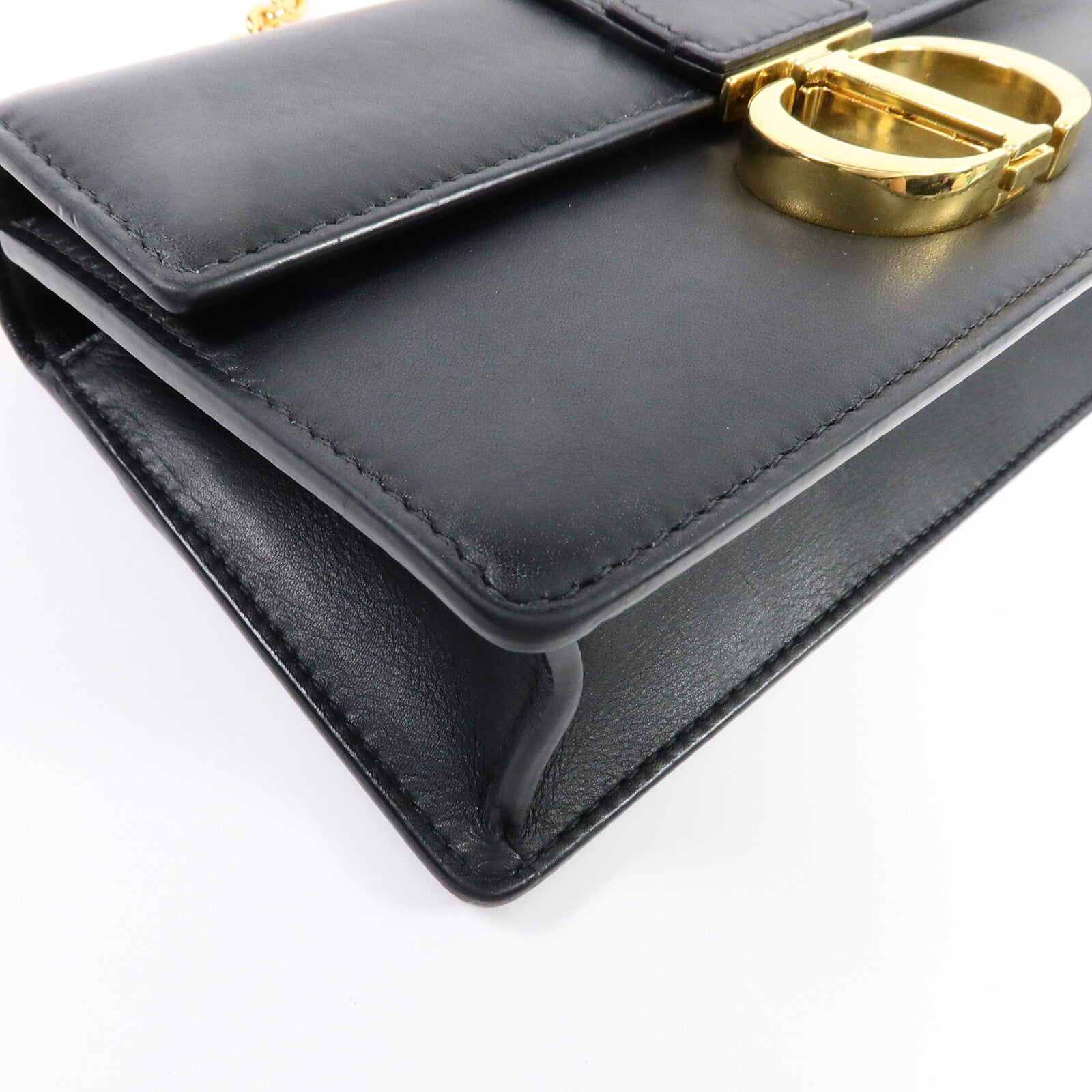 Dior 牛皮皮革30Montaigne East-West Bag With Chain鏈帶肩背袋