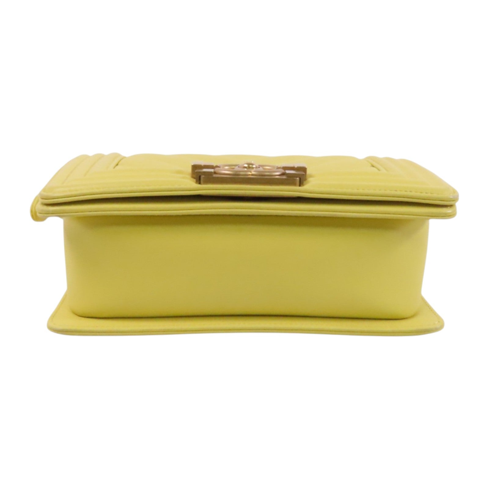 CHANEL 羊皮皮革Boy Chanel 20金扣鏈帶肩背袋