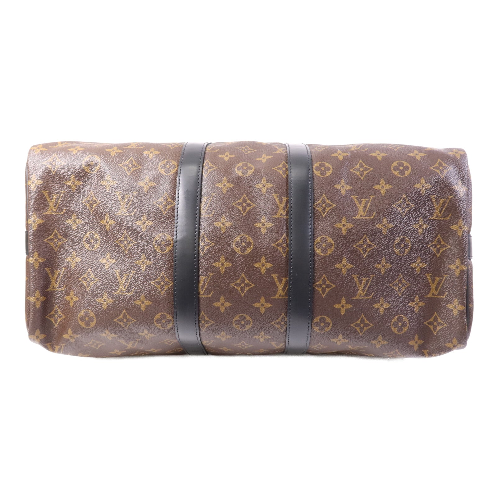 LOUIS VUITTON Monogram Keepall Bandoulière 45銀扣手挽肩背兩用袋