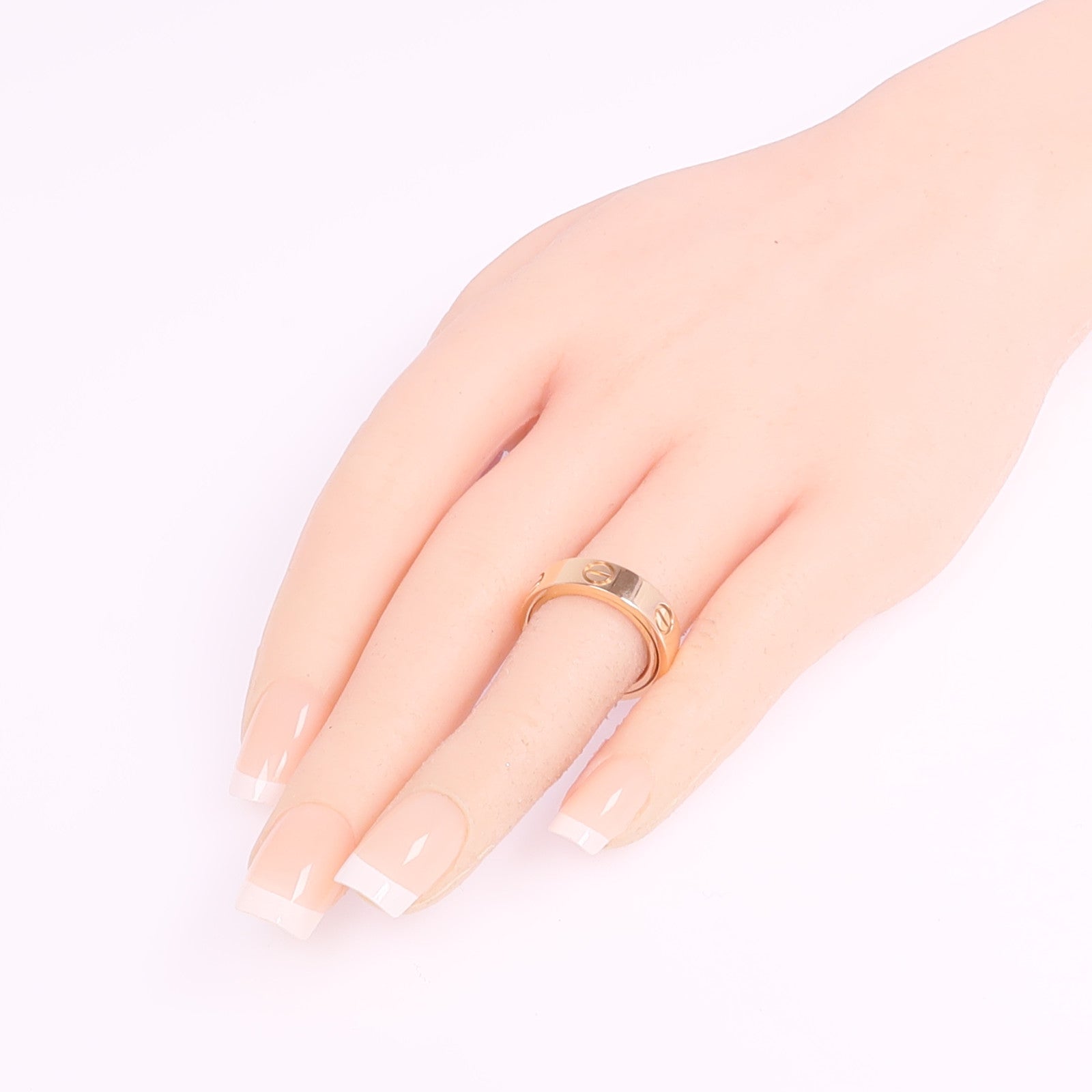 CARTIER 18K玫瑰金Secret Love Ring戒指Cartier#49/US#5