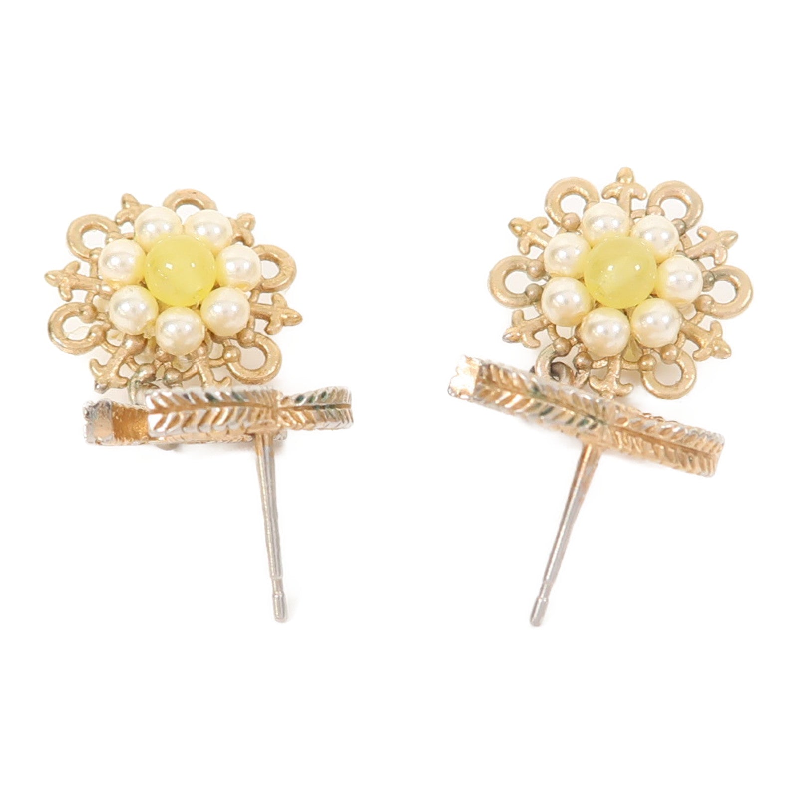 CHANEL 金屬Earrings耳環金色