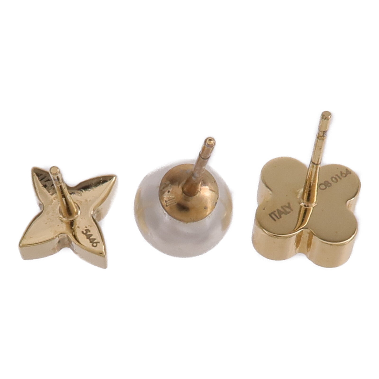 LOUIS VUITTON 金屬Charmy Pearl Earrings耳環