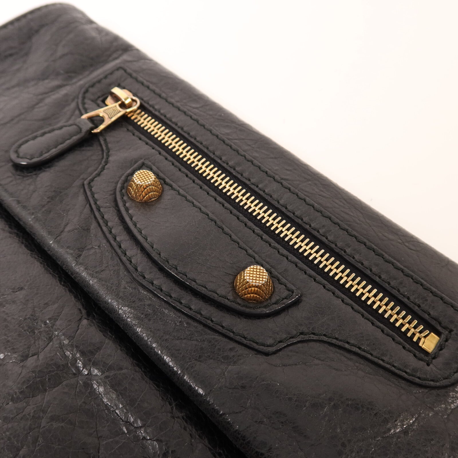 BALENCIAGA 牛皮皮革Envelope Clutch金扣手拿包