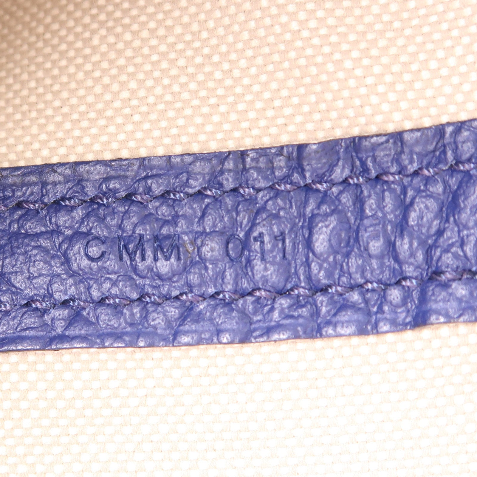 HERMES Negonda皮革Garden Party PM銀扣手挽袋/肩背袋Bleu Saphir