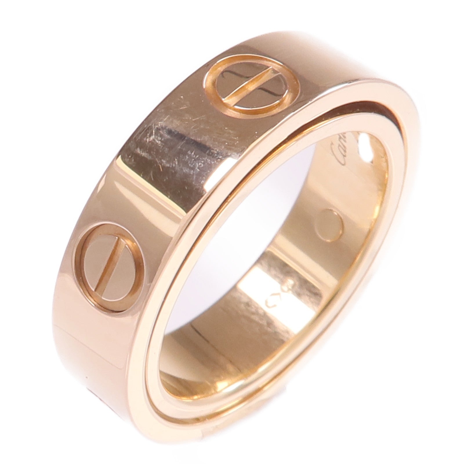 CARTIER 18K玫瑰金Secret Love Ring戒指Cartier#49/US#5
