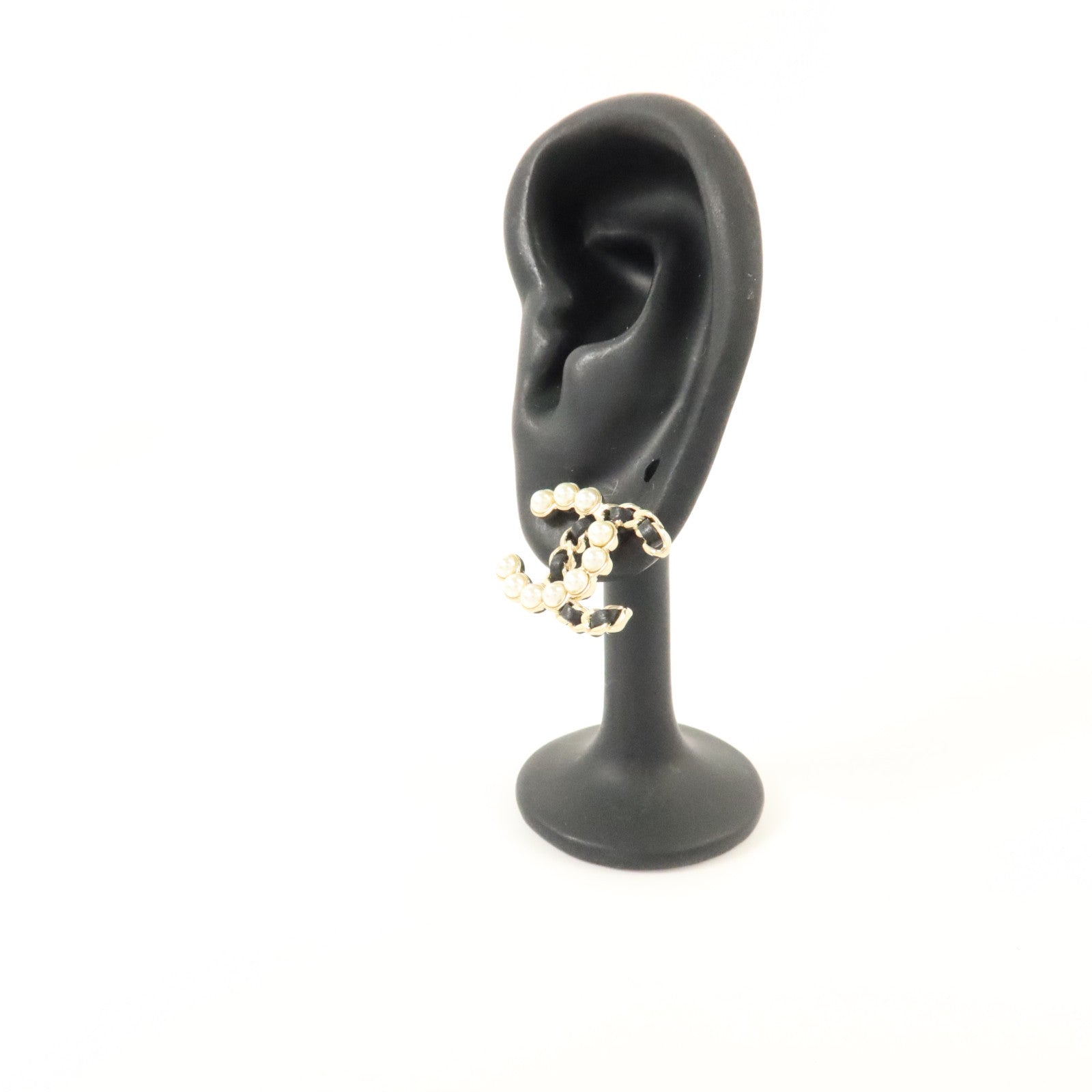 CHANEL 金屬/皮革/PVC Earrings耳環
