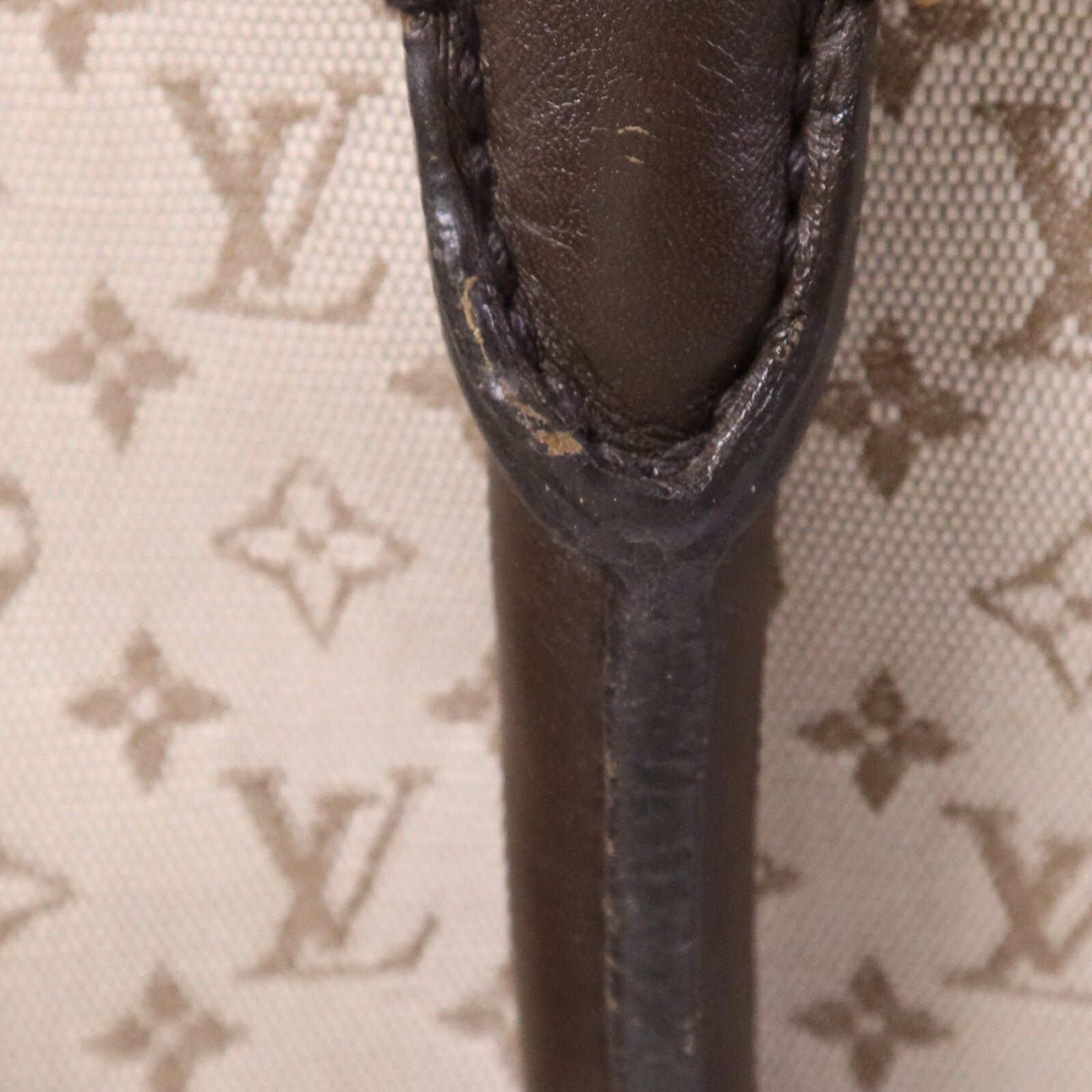 LOUIS VUITTON Monogram Mini Alma Haut金扣手挽袋