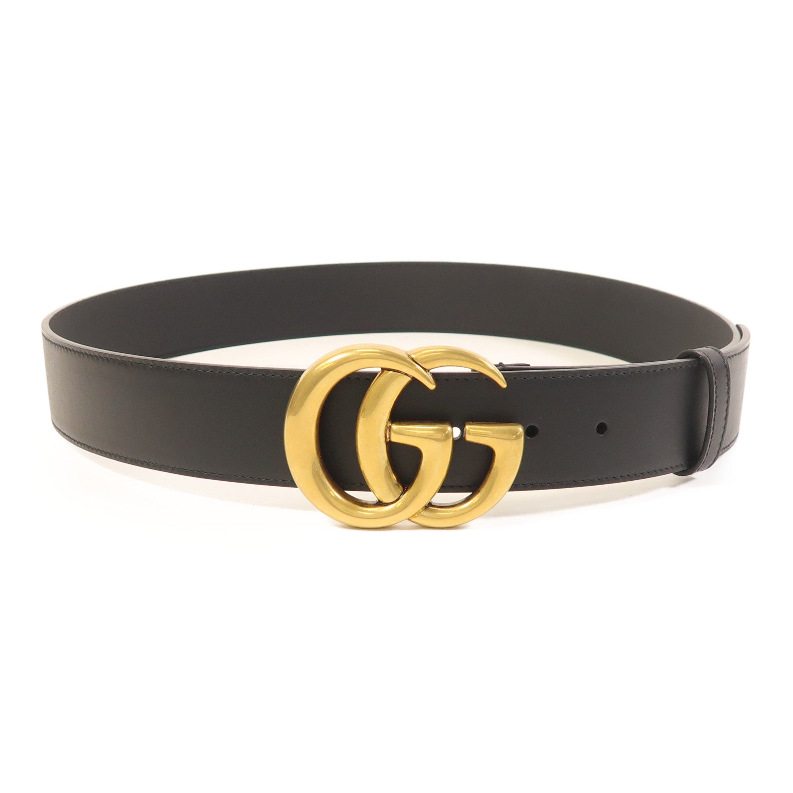 GUCCI 牛皮皮革Belt金扣皮帶