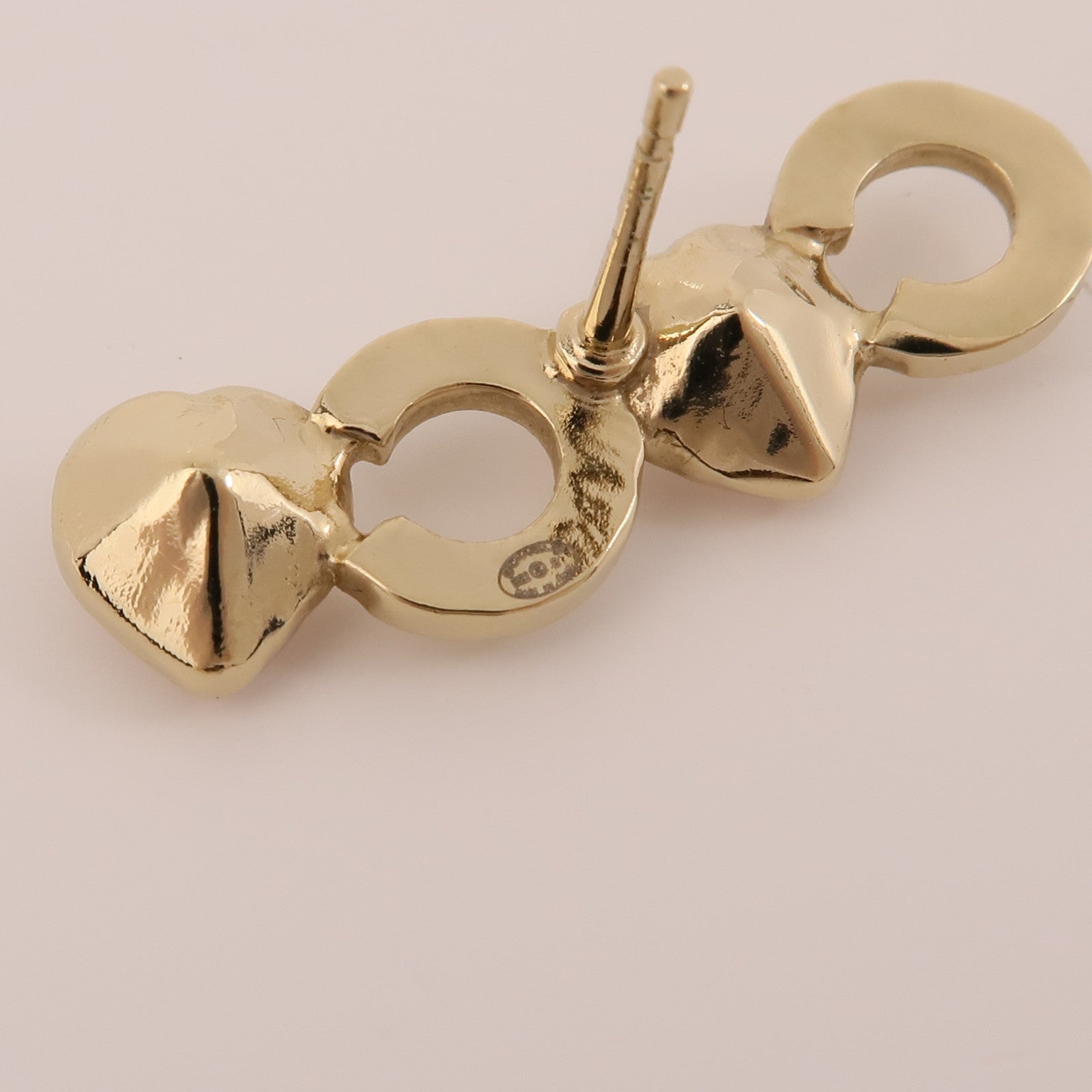 CHANEL PVC/金屬Earrings耳環金色/透明/粉紅色