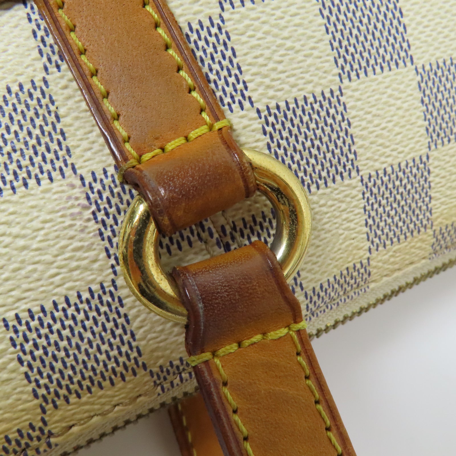 LOUIS VUITTON Damier Azur Totally MM金扣肩背袋