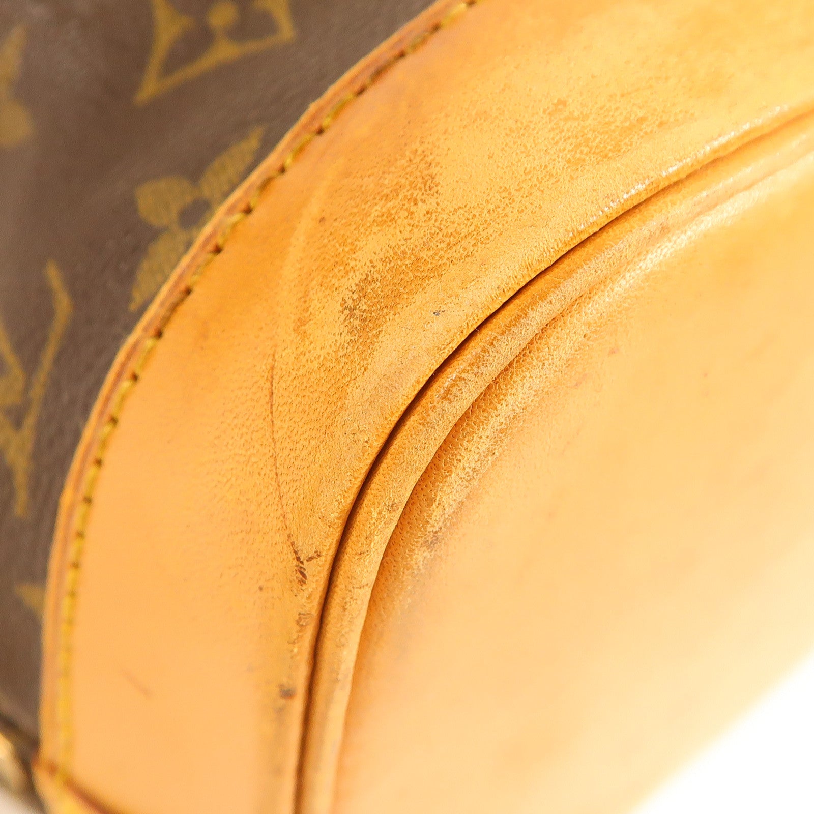 LOUIS VUITTON LV GHW Alma Handbag M51130 Monogram Brown