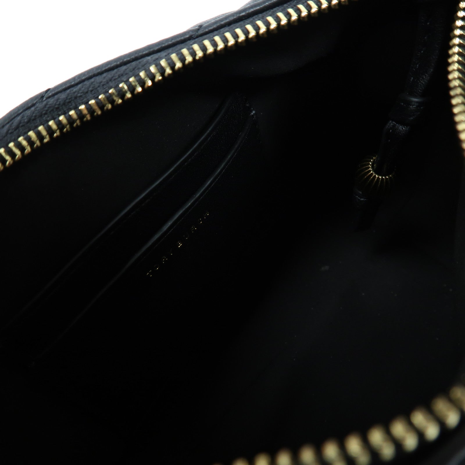 Tory Burch 羊皮皮革Shoulder Bag金扣手挽肩背兩用袋黑色