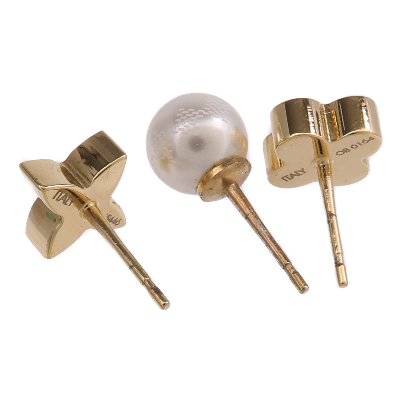 LOUIS VUITTON 金屬Charmy Pearl Earrings耳環