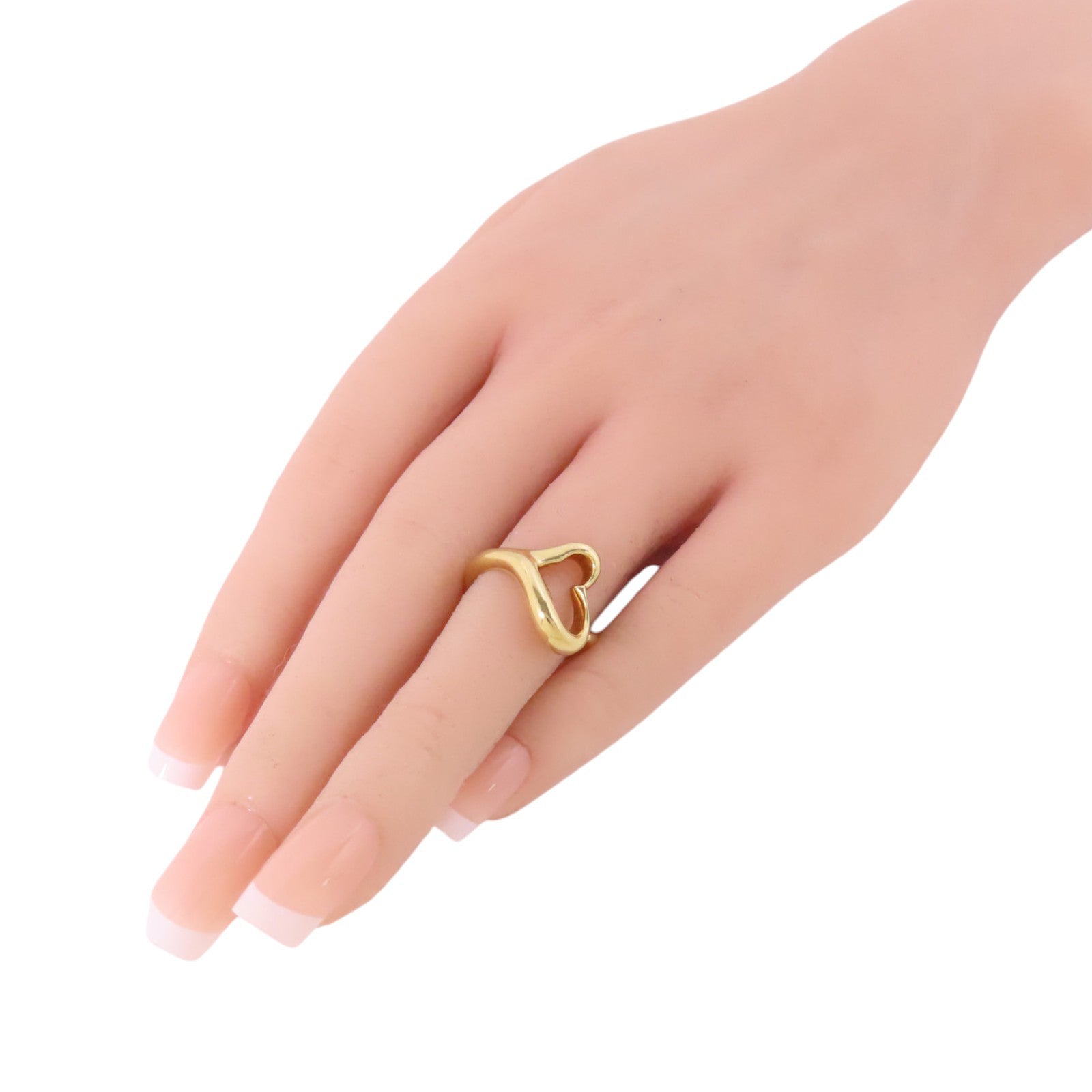 TIFFANY¡®CO Heart Ring US#5 18K Yellow Gold