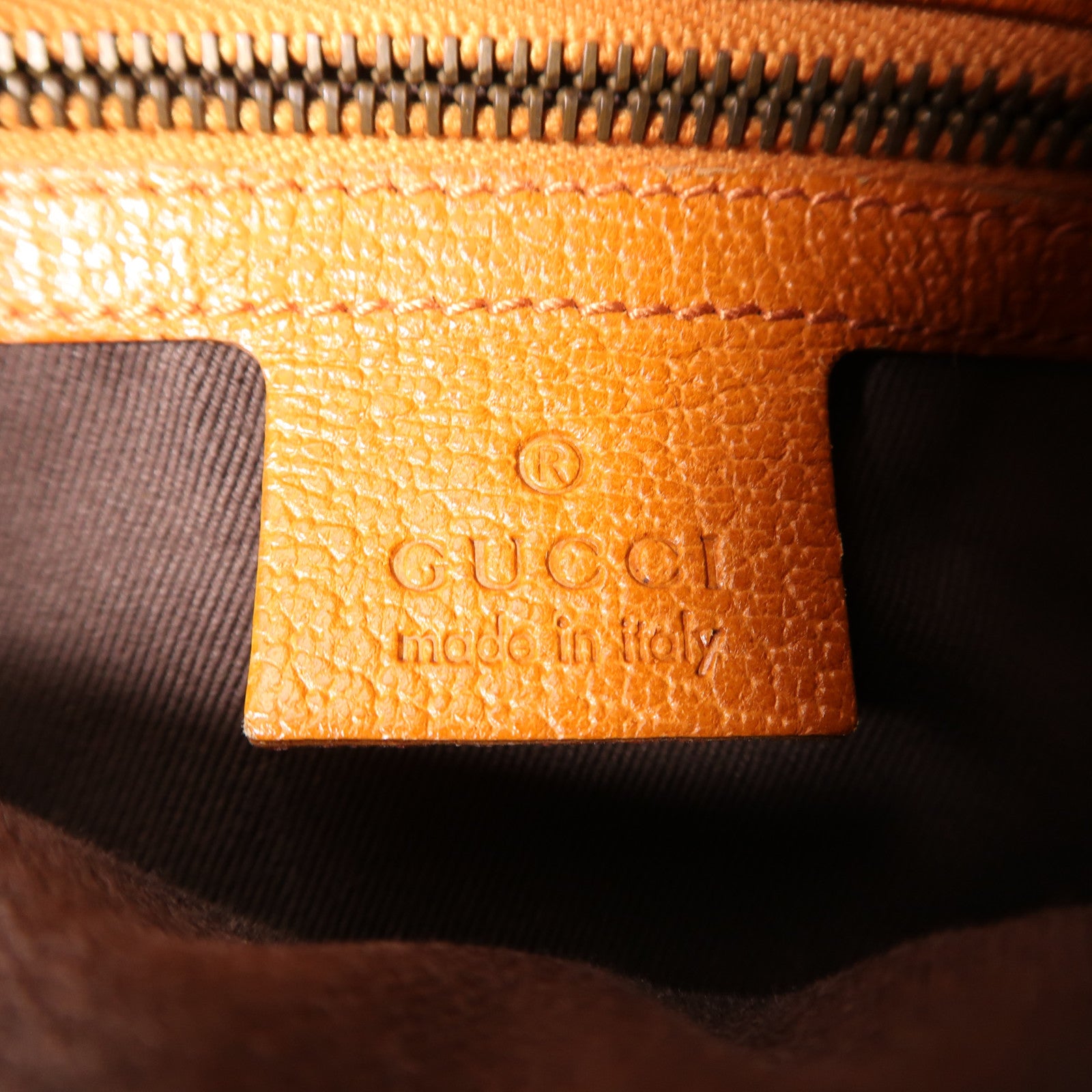 GUCCI 帆布/牛皮皮革Shoulder Bag金扣肩背袋