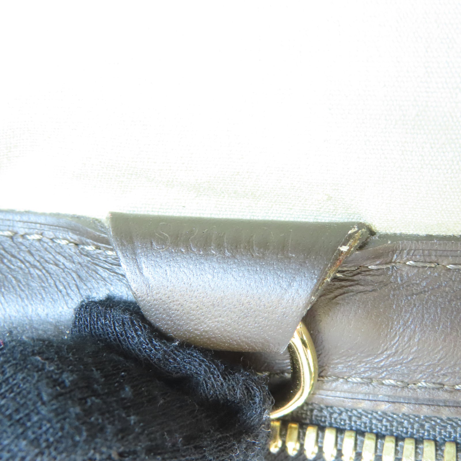 LOUIS VUITTON Monogram Mini Josephine GM金扣手挽袋綠色/啡色