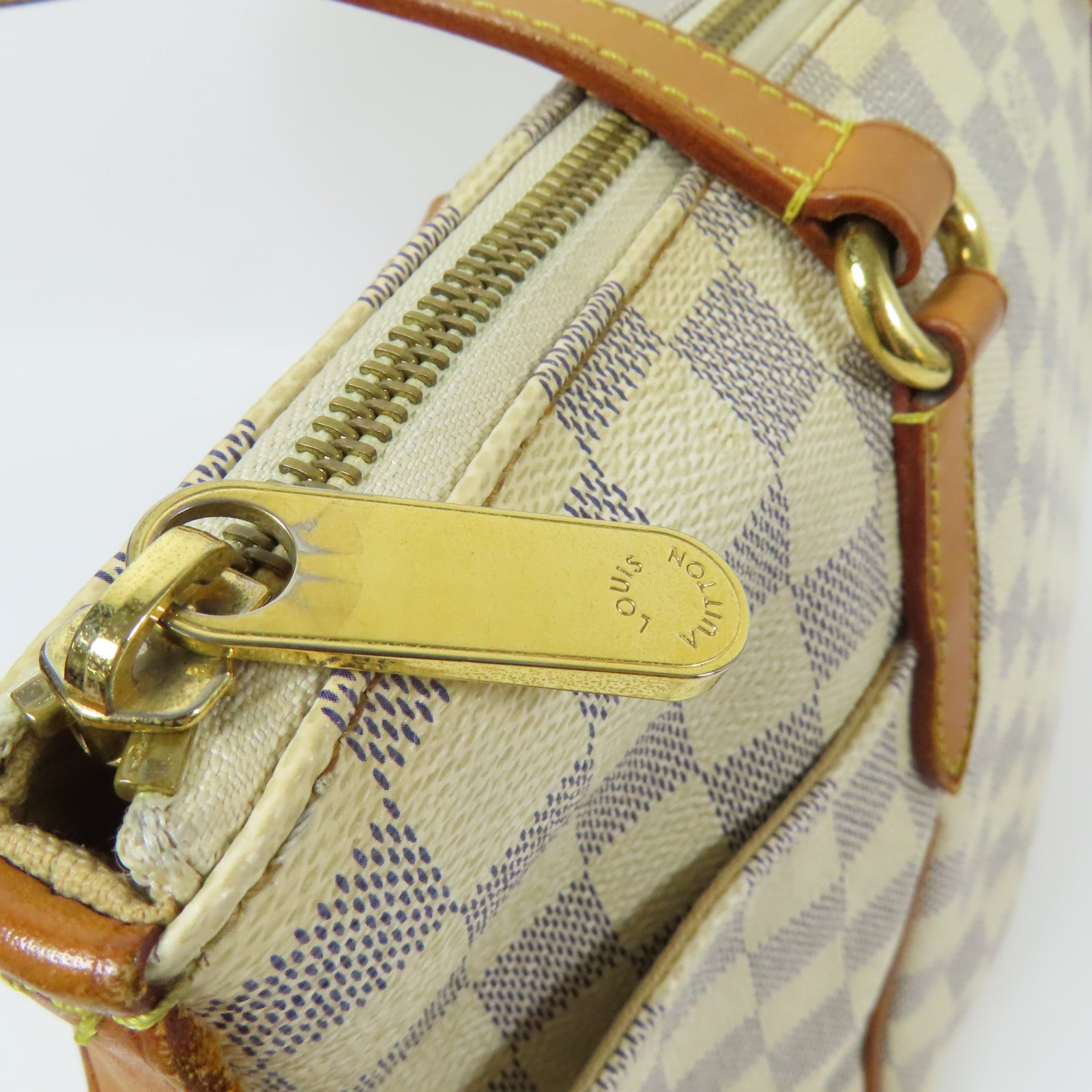 LOUIS VUITTON Damier Azur Totally MM金扣肩背袋