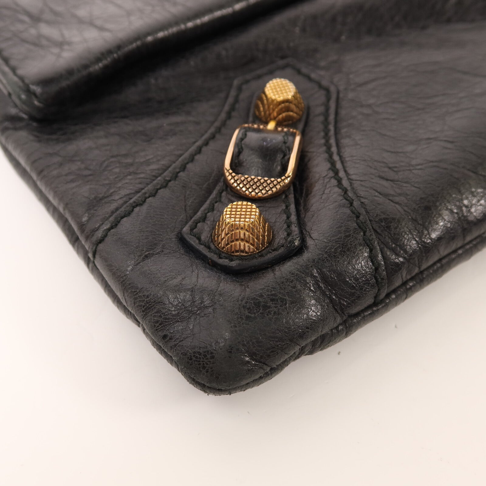 BALENCIAGA 牛皮皮革Envelope Clutch金扣手拿包