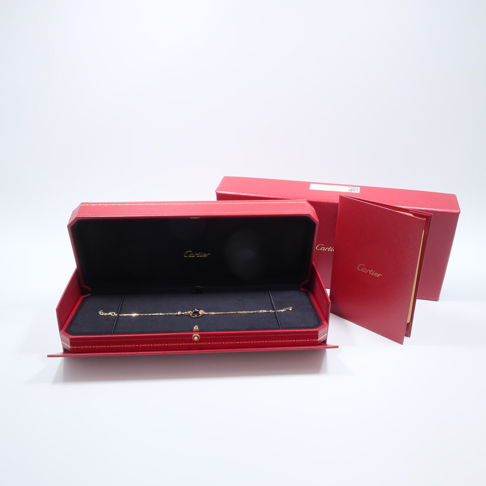 CARTIER 18K玫瑰金Love Bracelet鑽石手鏈