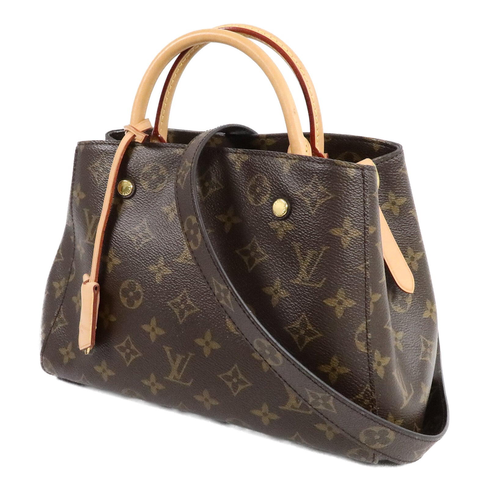 LOUIS VUITTON Monogram Montaigne BB手挽肩背兩用袋