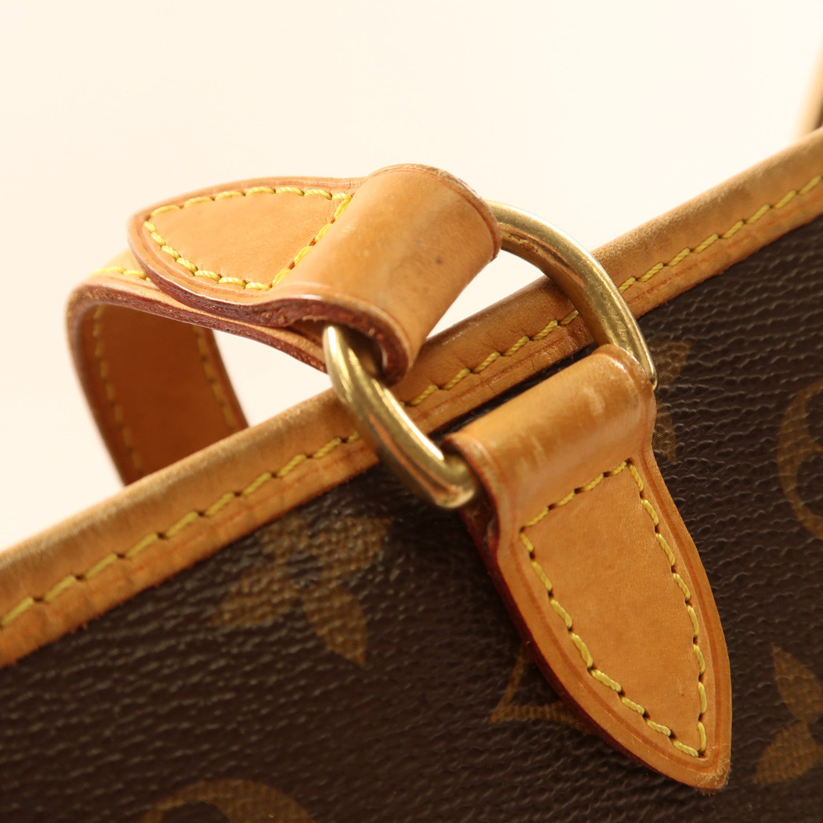 LOUIS VUITTON Monogram Batignolles Horizontal金扣肩背袋棕色
