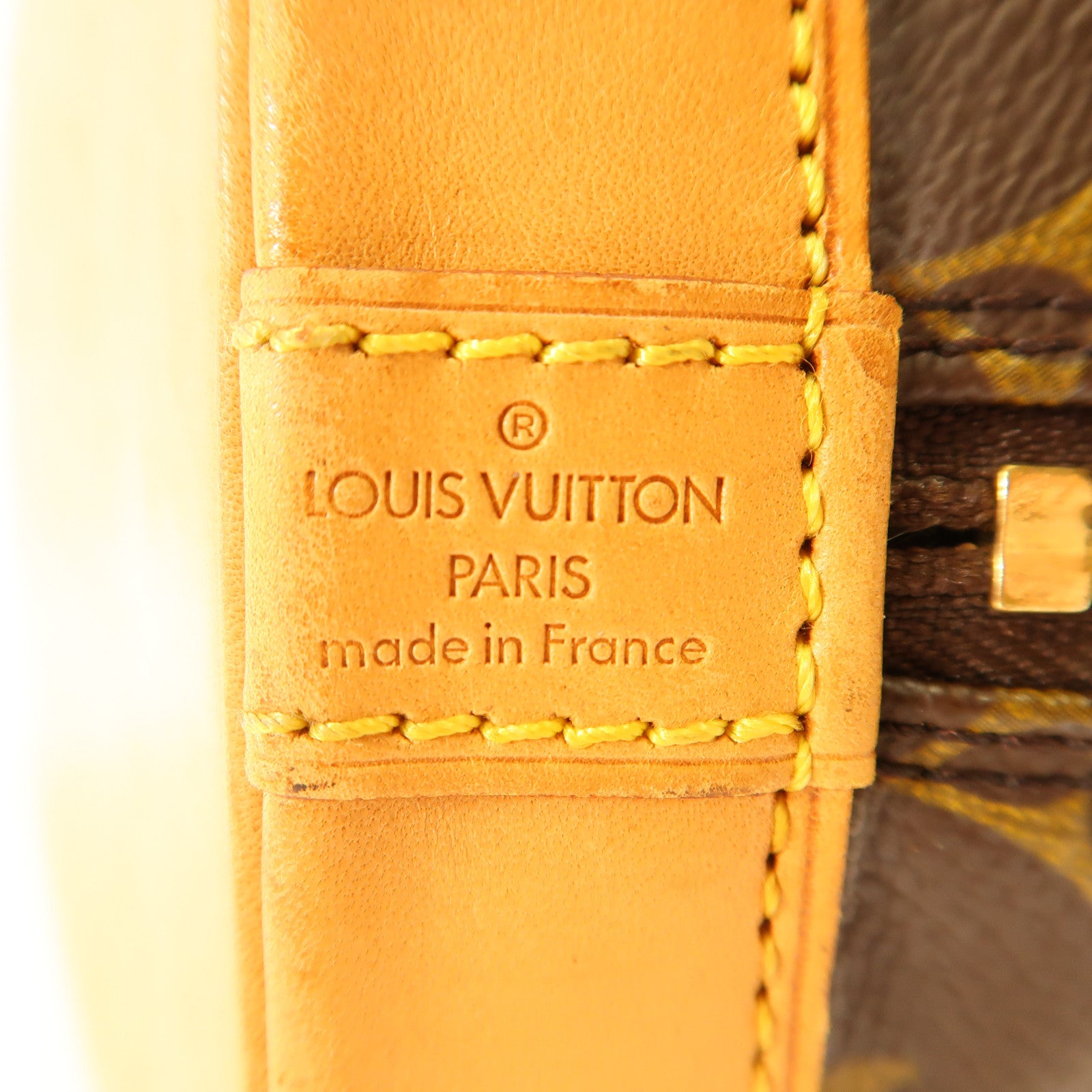 LOUIS VUITTON LV GHW Alma Handbag M51130 Monogram Brown