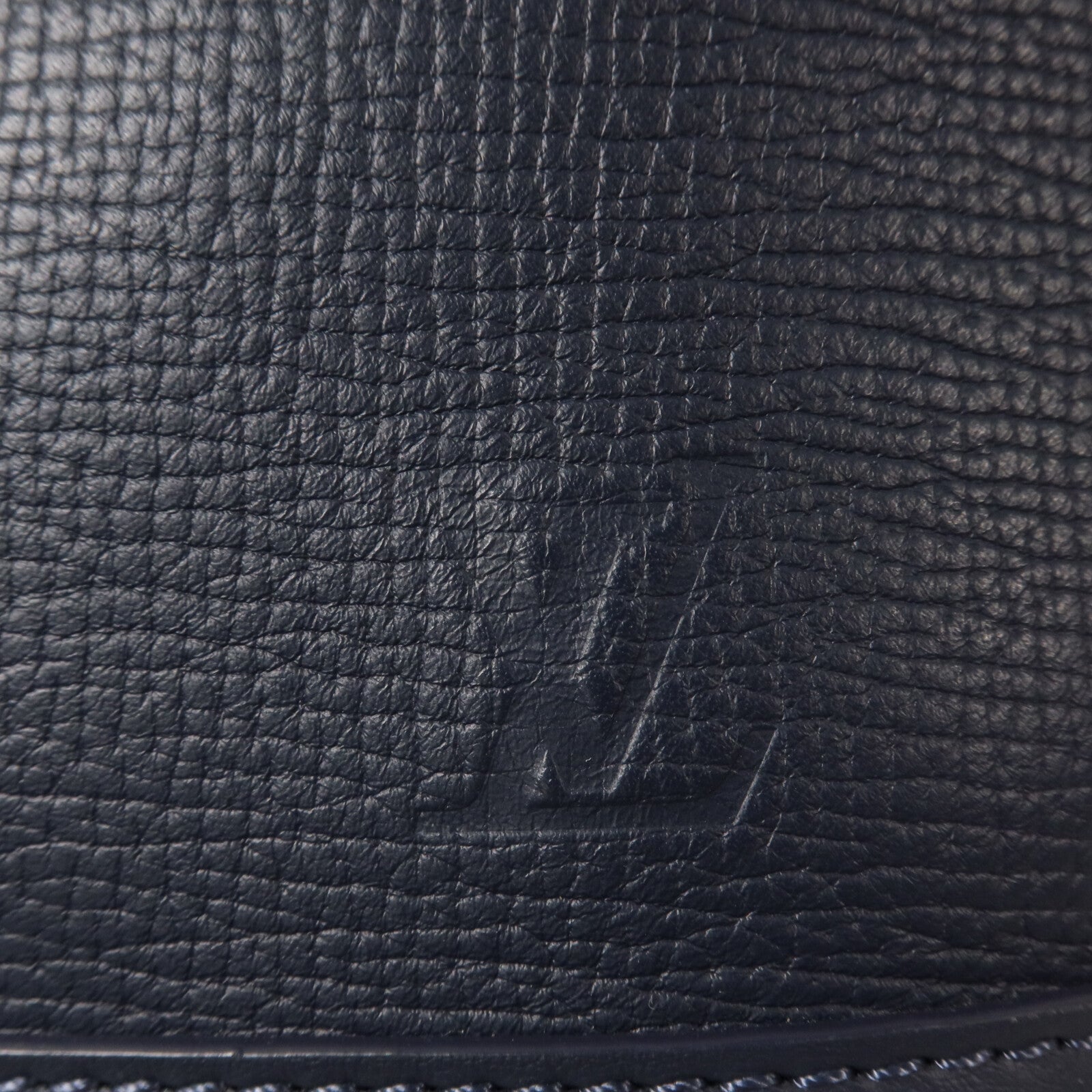 LOUIS VUITTON Monogram Denim/Taurillon Japanese Cruiser手挽肩背兩用袋