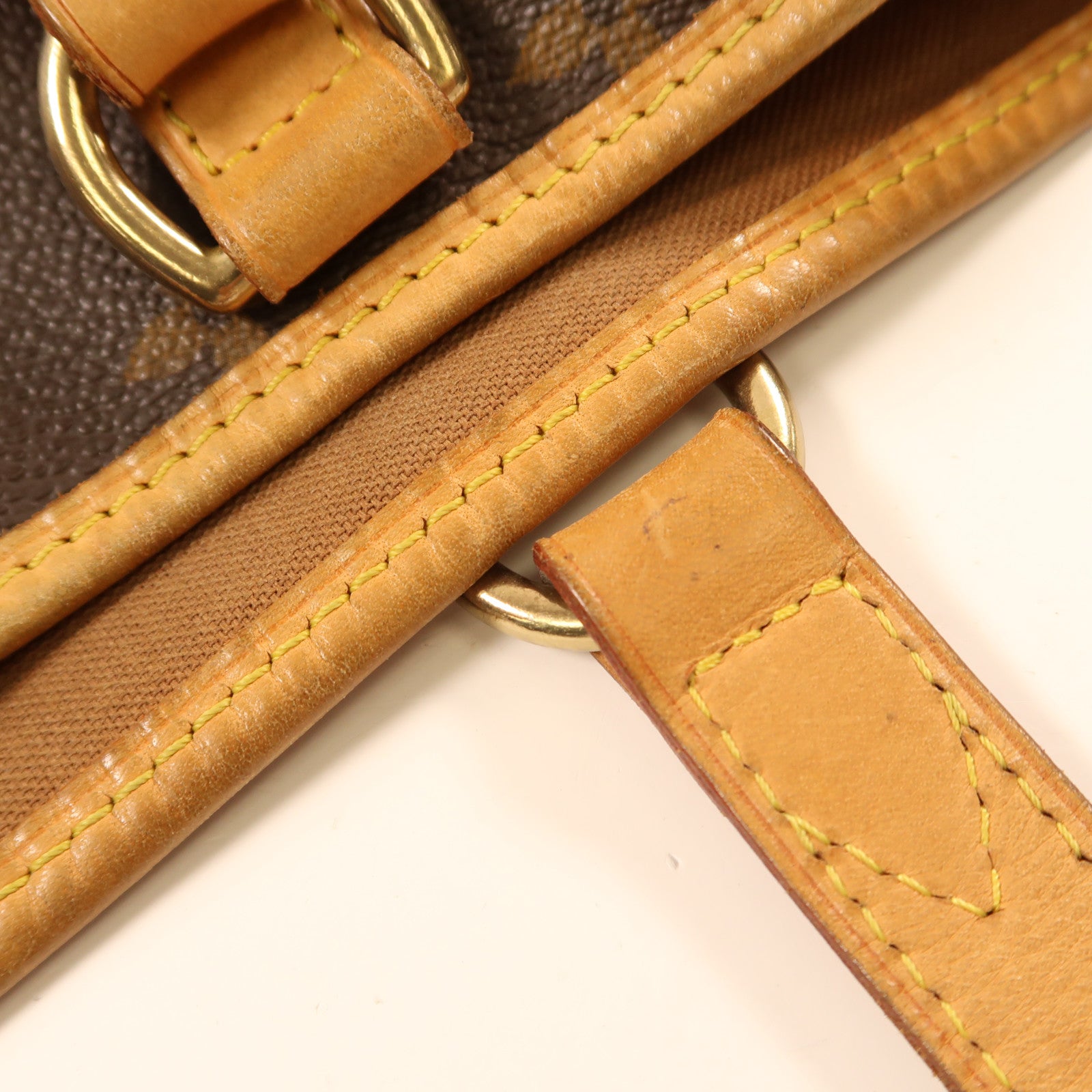 LOUIS VUITTON Monogram Batignolles Horizontal金扣肩背袋棕色