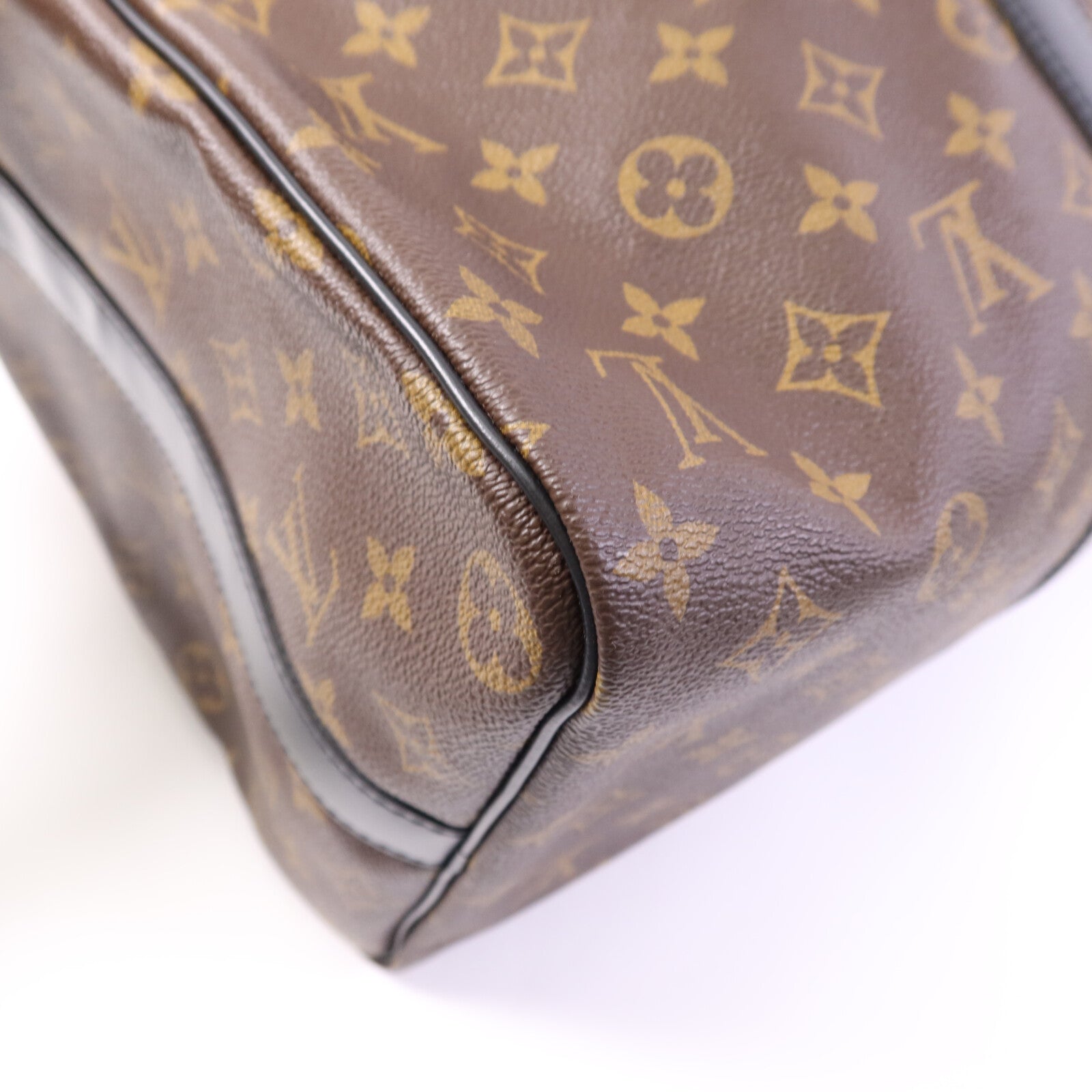 LOUIS VUITTON Monogram Keepall Bandoulière 45銀扣手挽肩背兩用袋
