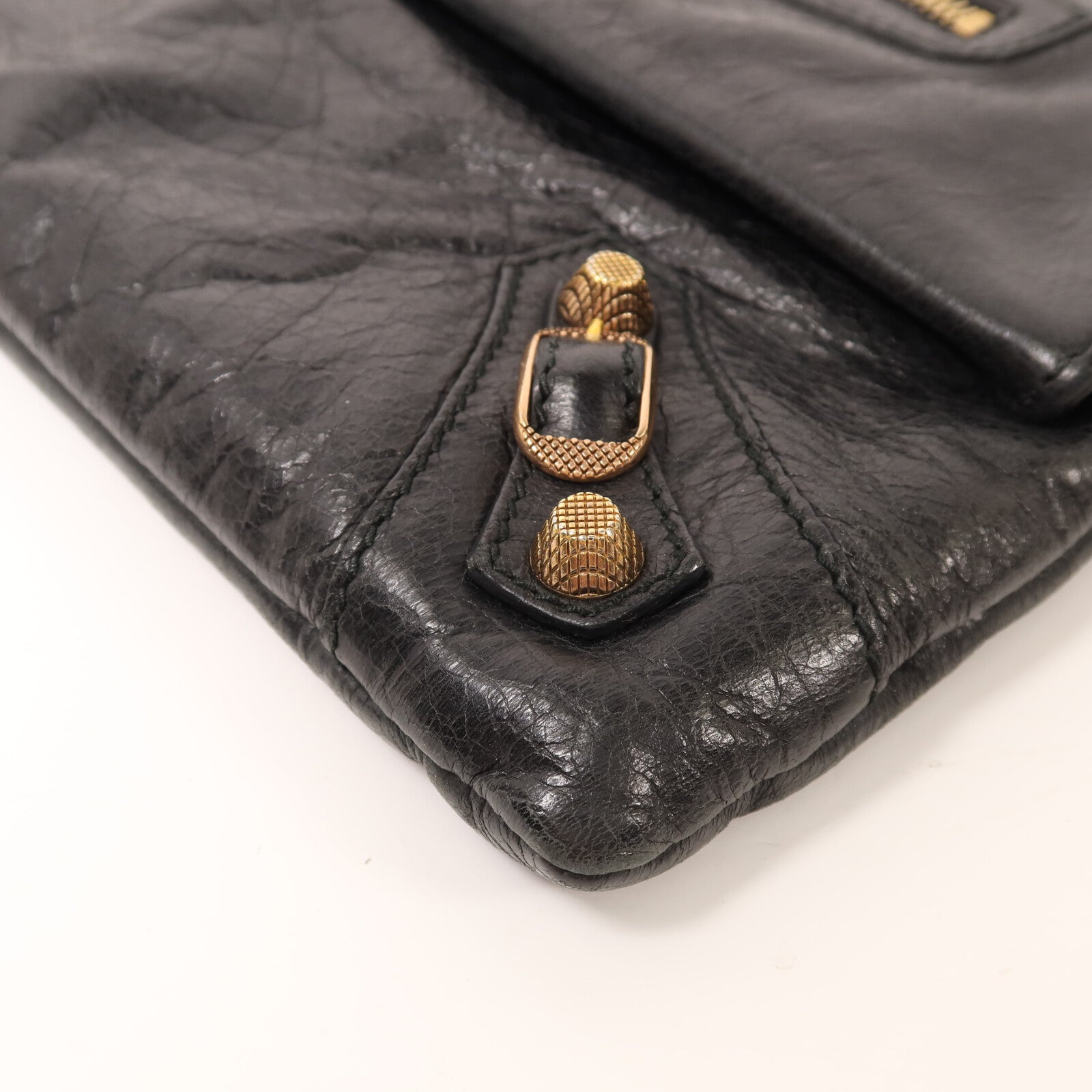 BALENCIAGA 牛皮皮革Envelope Clutch金扣手拿包