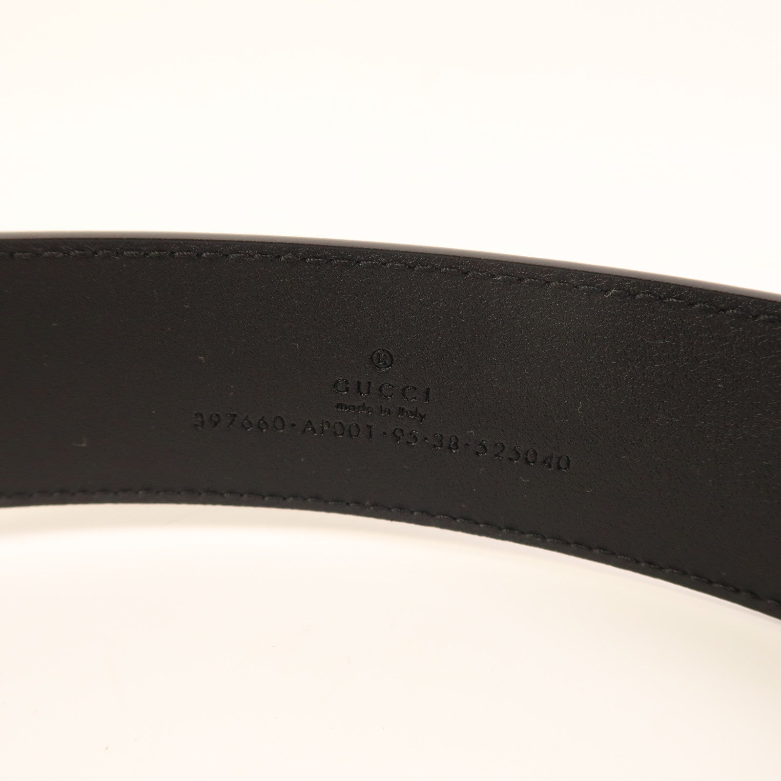 GUCCI 牛皮皮革Belt金扣皮帶