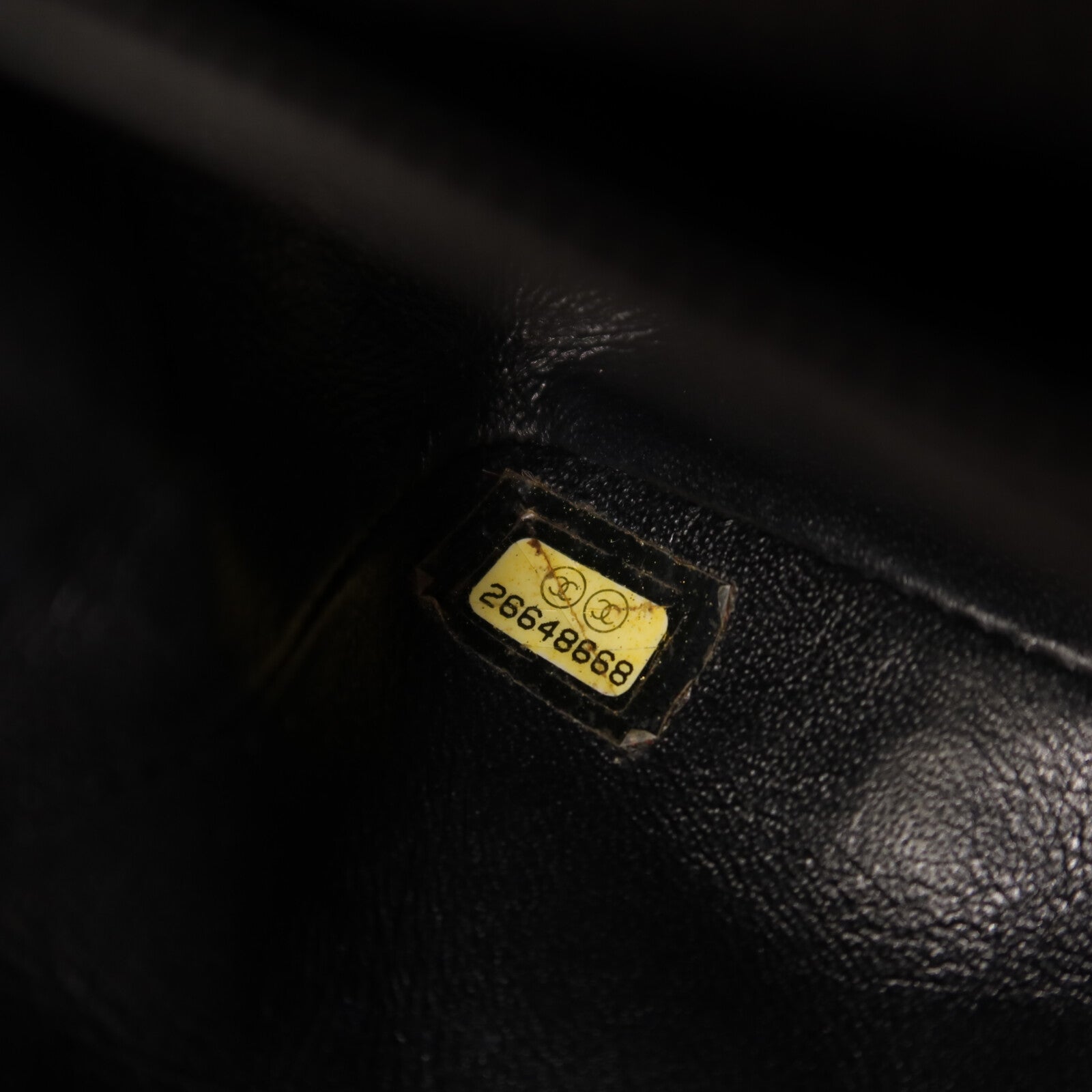 CHANEL 牛仔布Chain Shoulder金扣鏈帶肩背袋