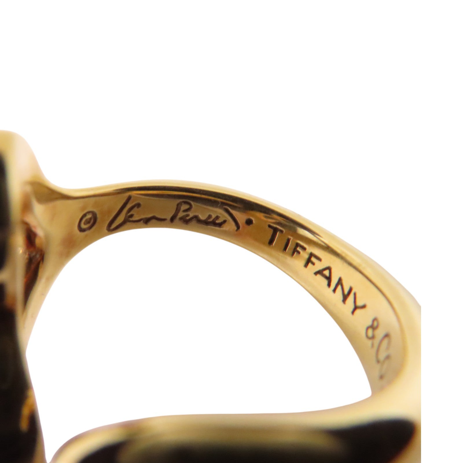 TIFFANY¡®CO Heart Ring US#5 18K Yellow Gold