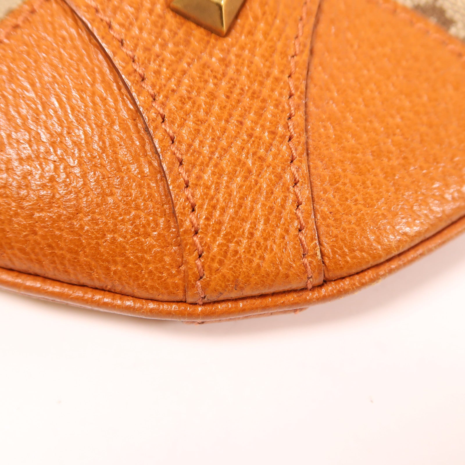 GUCCI 帆布/牛皮皮革Shoulder Bag金扣肩背袋