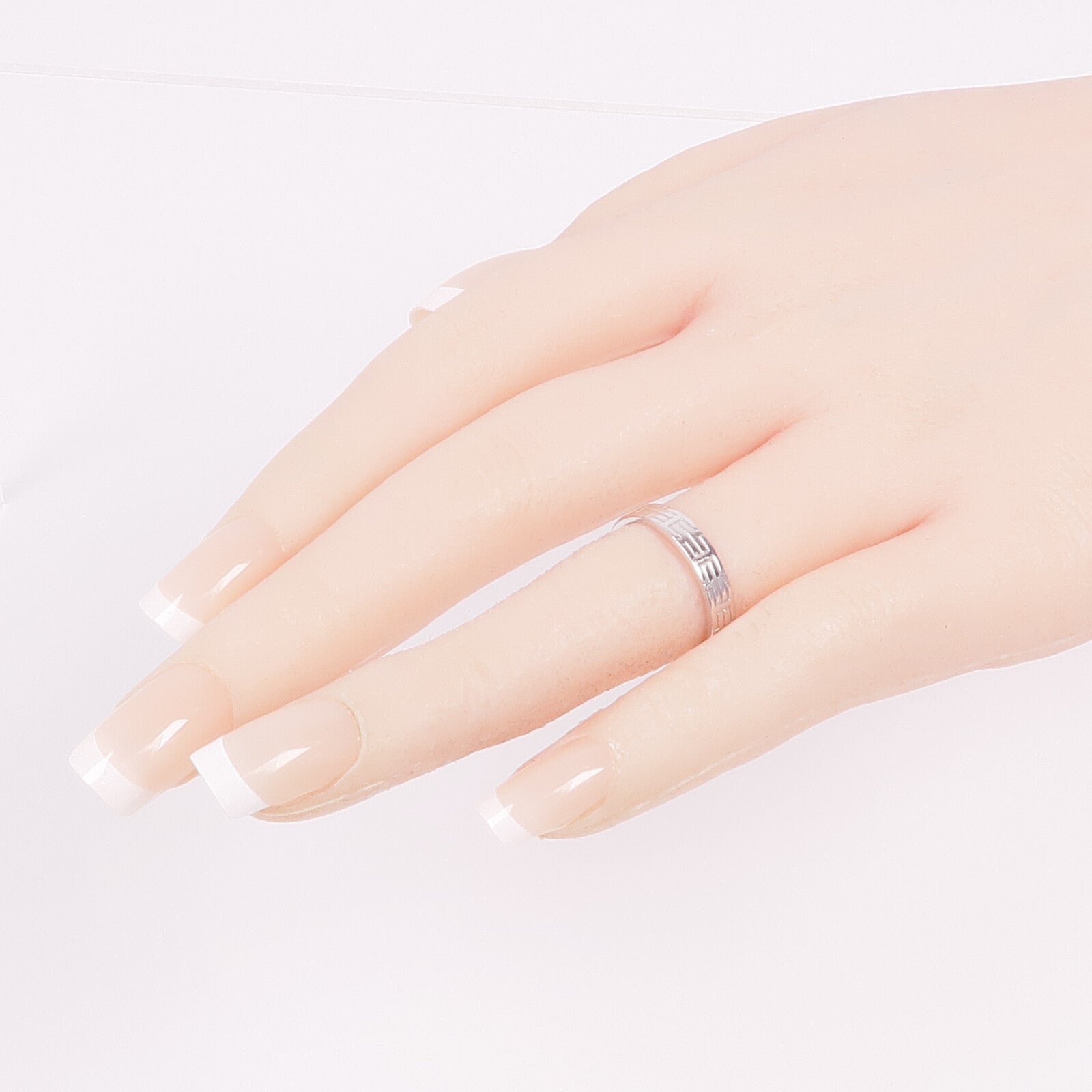 HERMES 18K白金Ring Hermes#52/US#6