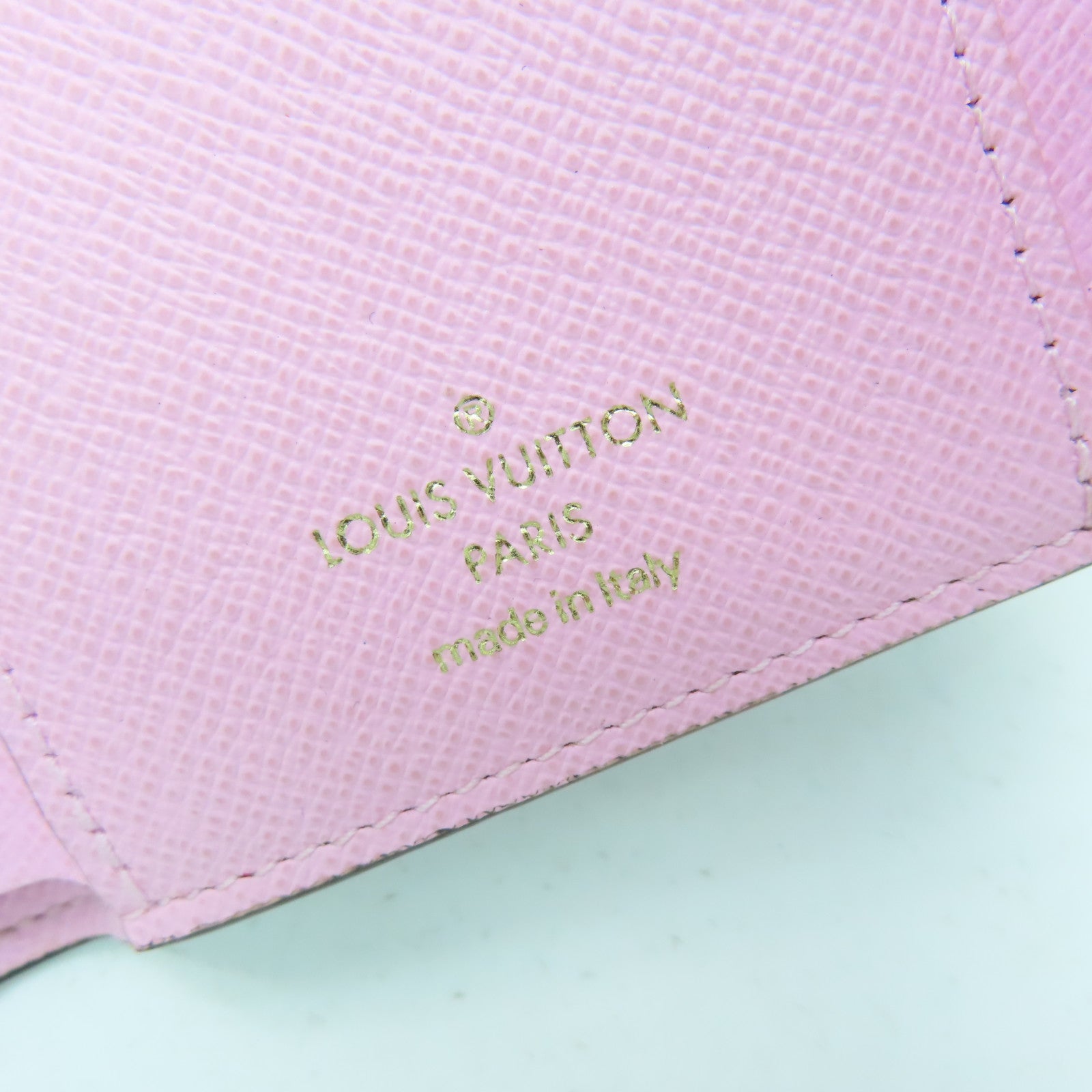 LOUIS VUITTON 【激減優惠】Monogram Wallet金扣錢包啡色/粉紅色