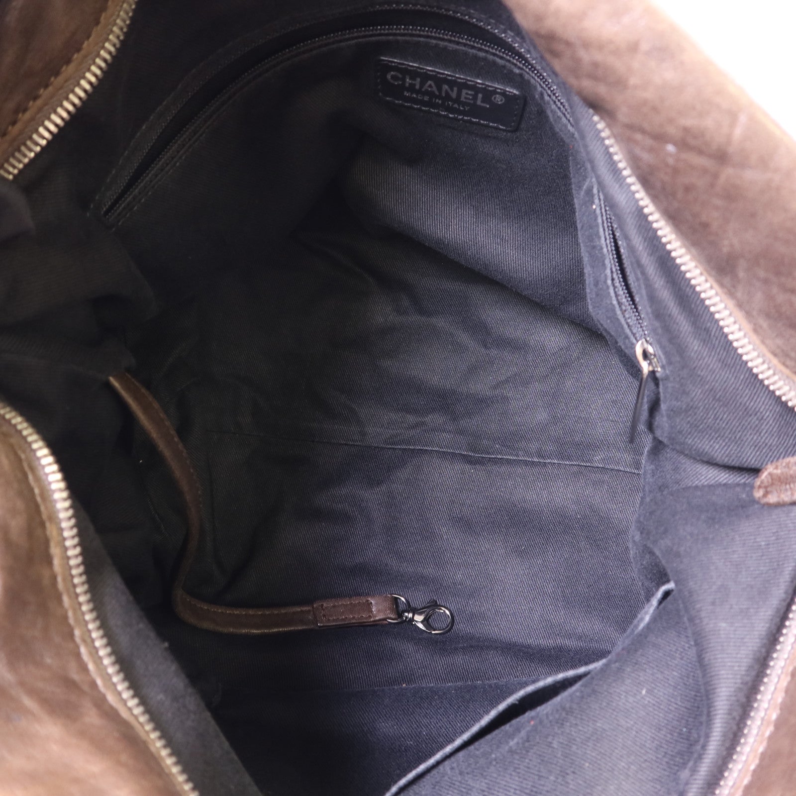 CHANEL 羊皮皮革Shoulder Bag銀扣肩背袋