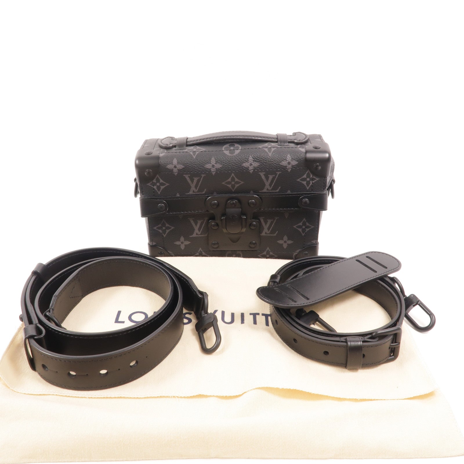 LOUIS VUITTON Monogram Eclipse Soul Truck手挽肩背兩用袋