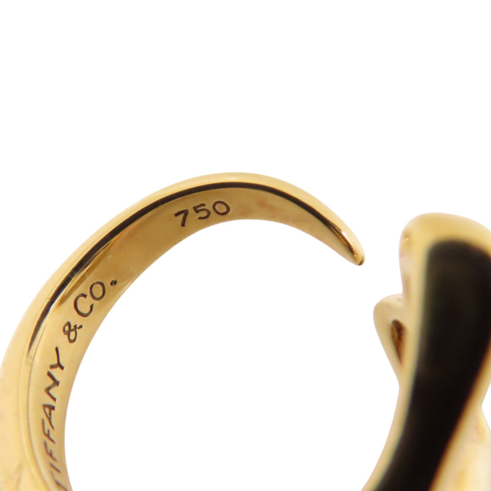 TIFFANY¡®CO Heart Ring US#5 18K Yellow Gold