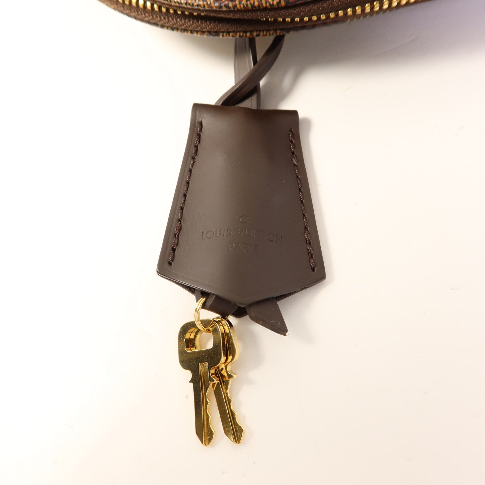 LOUIS VUITTON Damier Alma BB金扣手挽肩背兩用袋