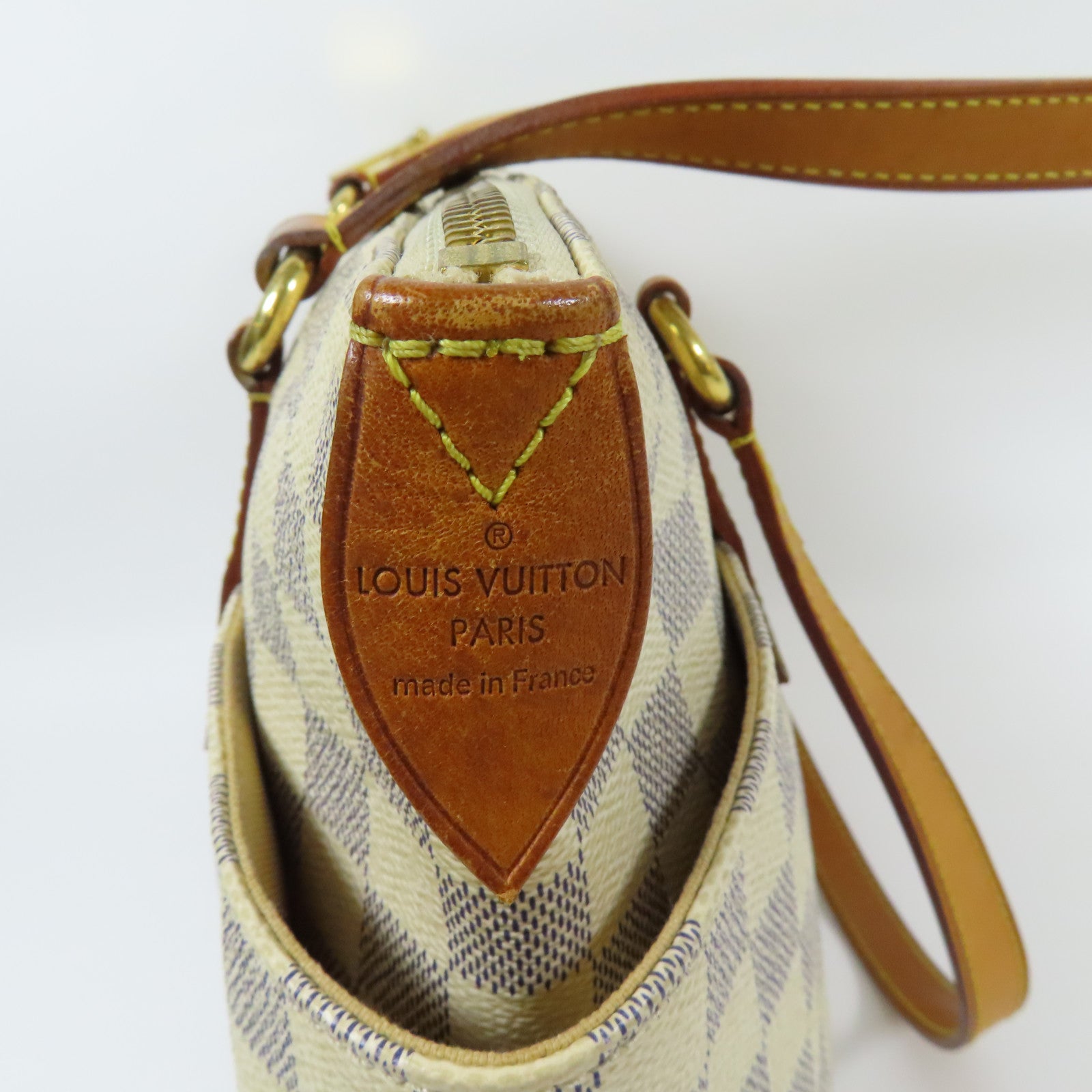 LOUIS VUITTON Damier Azur Totally MM金扣肩背袋