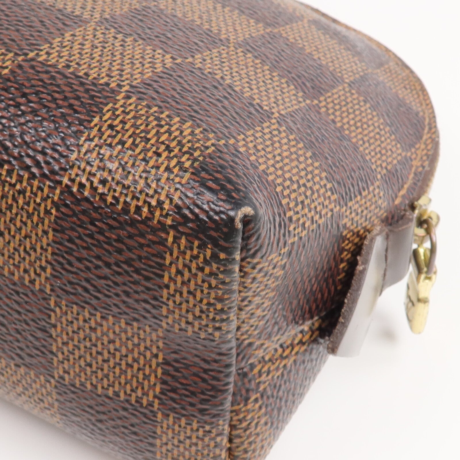 LOUIS VUITTON Damier Cosmetic Pouch金扣化妝袋