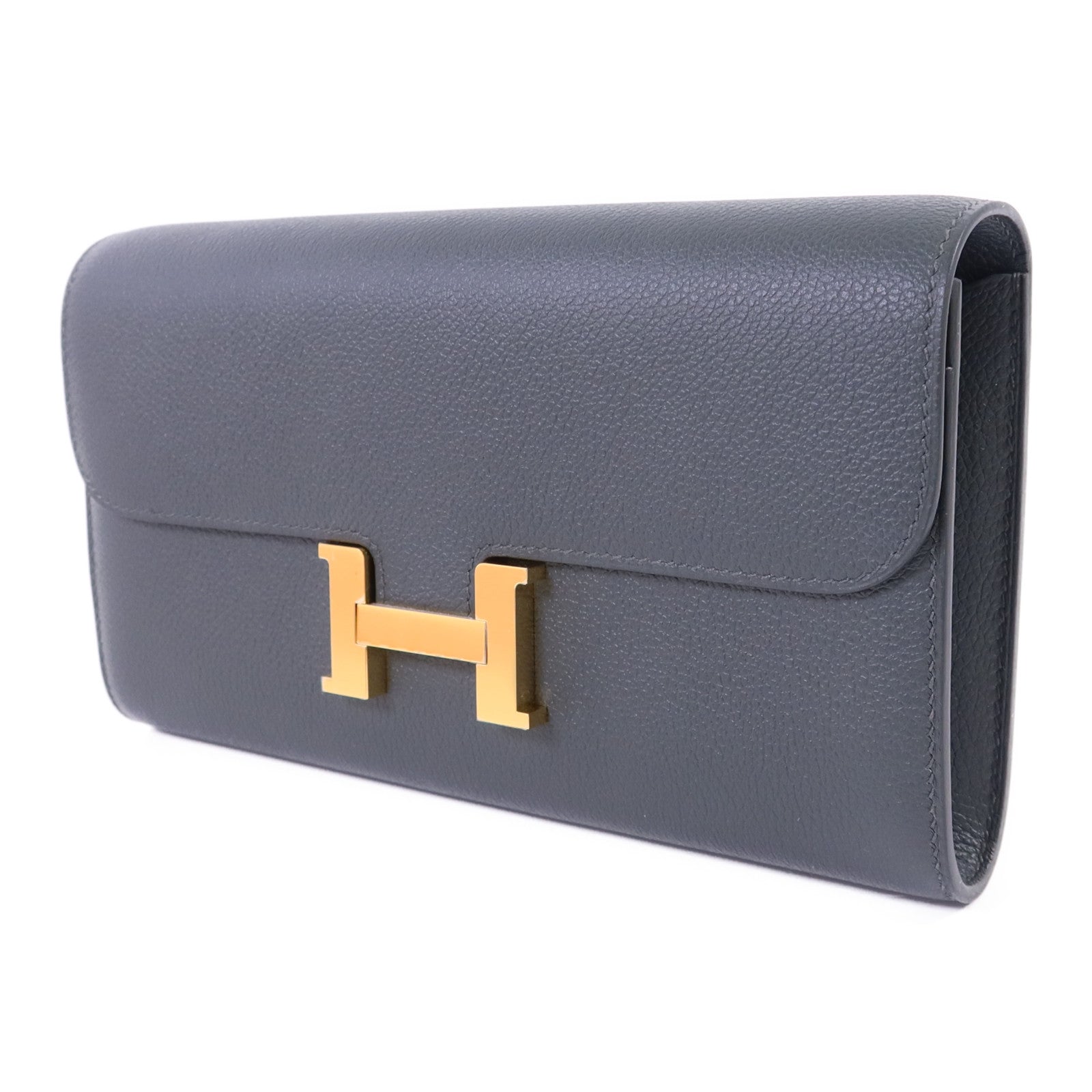 HERMES Evercolor皮革Constance To Go金扣肩背袋Mangrove