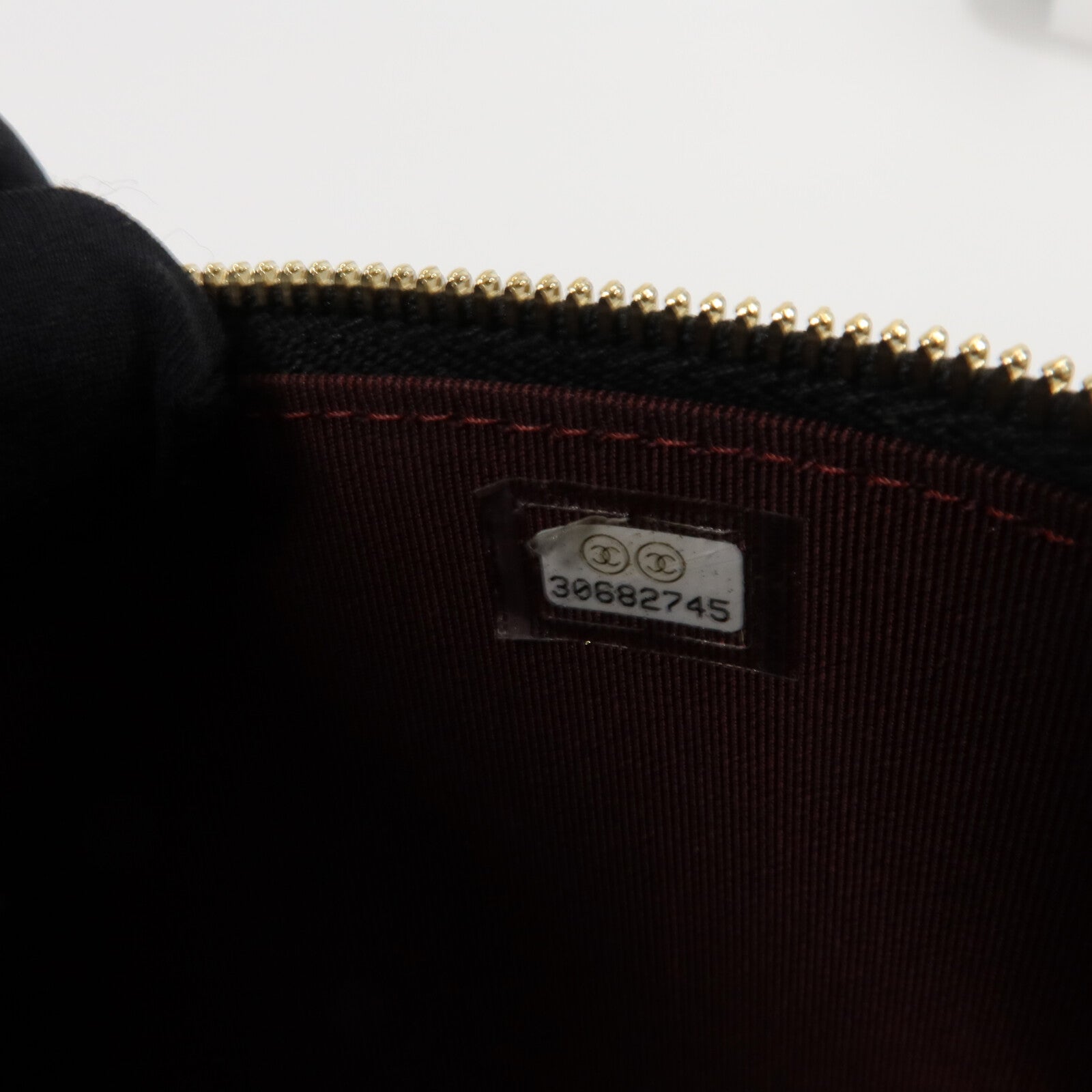 CHANEL 羊皮皮革Vanity Case鏈帶肩背袋