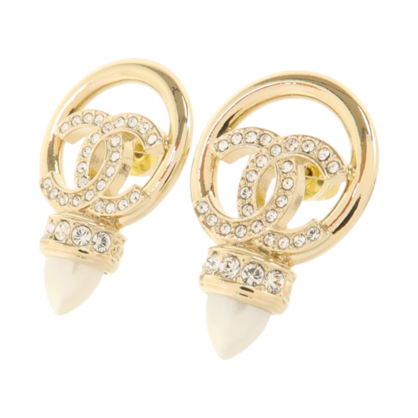 CHANEL 金屬/PVC Earrings耳環