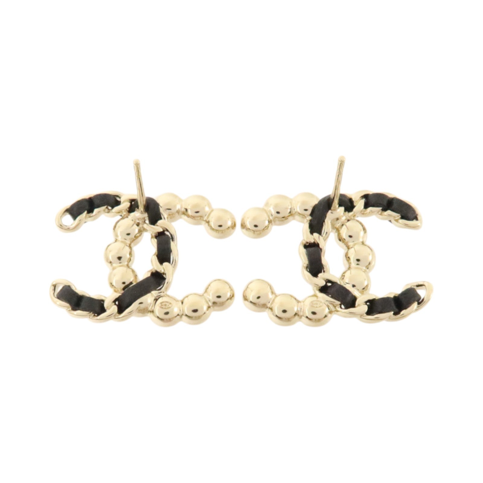CHANEL 金屬/皮革/PVC Earrings耳環