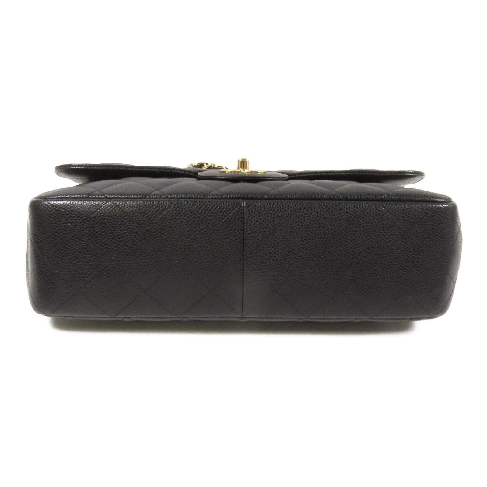 CHANEL 牛皮皮革Large Classic金扣鏈帶肩背袋
