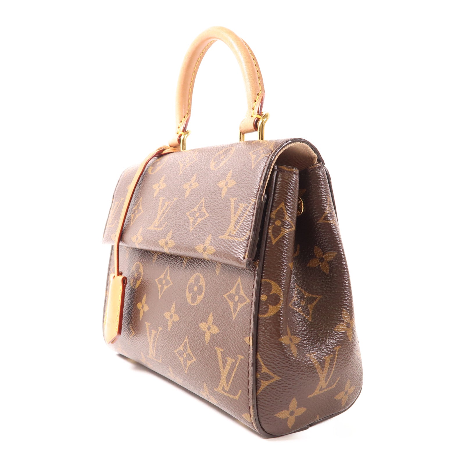 LOUIS VUITTON Monogram Cluny BB金扣肩背袋
